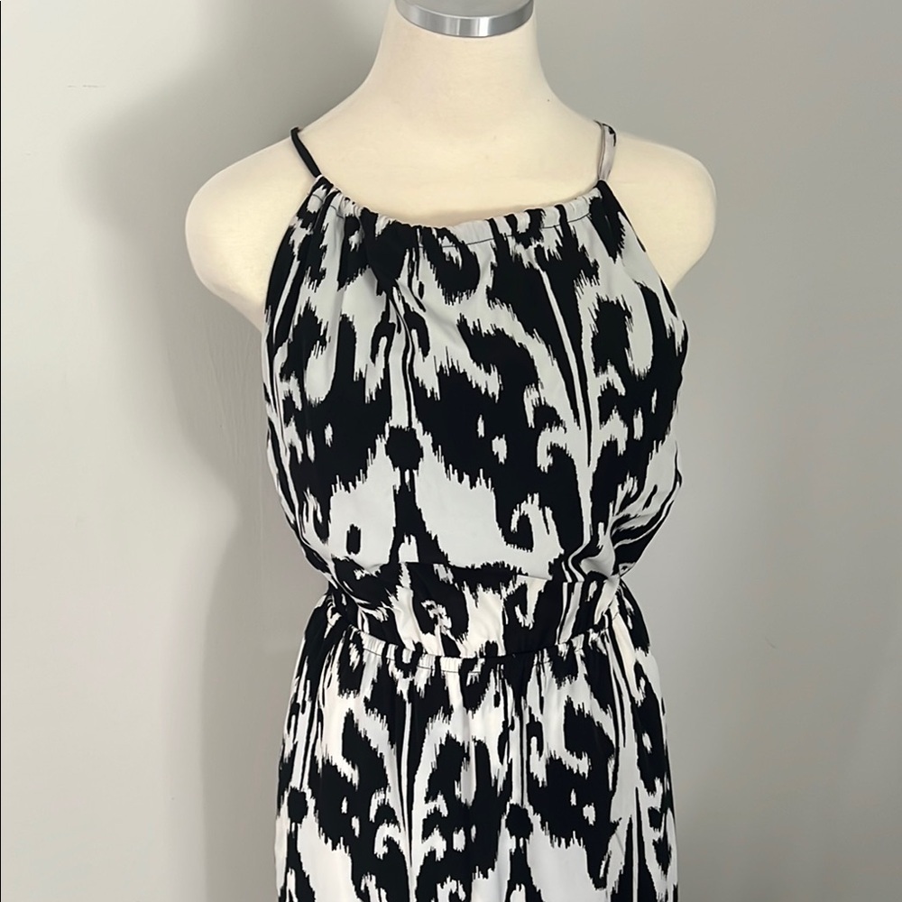 Athleta Black and White Halter Sundress Maxi - Picture 8 of 8